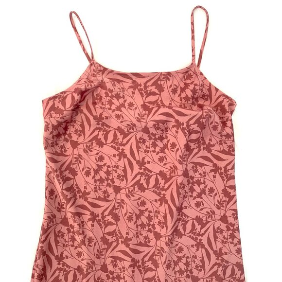 A New Day pink floral midi slip dress Women's Extra Small festival boho feminine - Picture 3 of 8